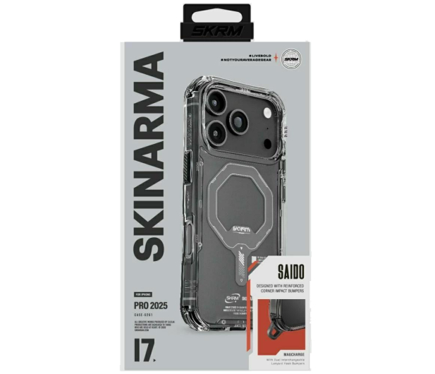 Skinarma Saido do iPhone 17 Pro Magnetic Charging grafitowy - 1471707 - zdjęcie 2